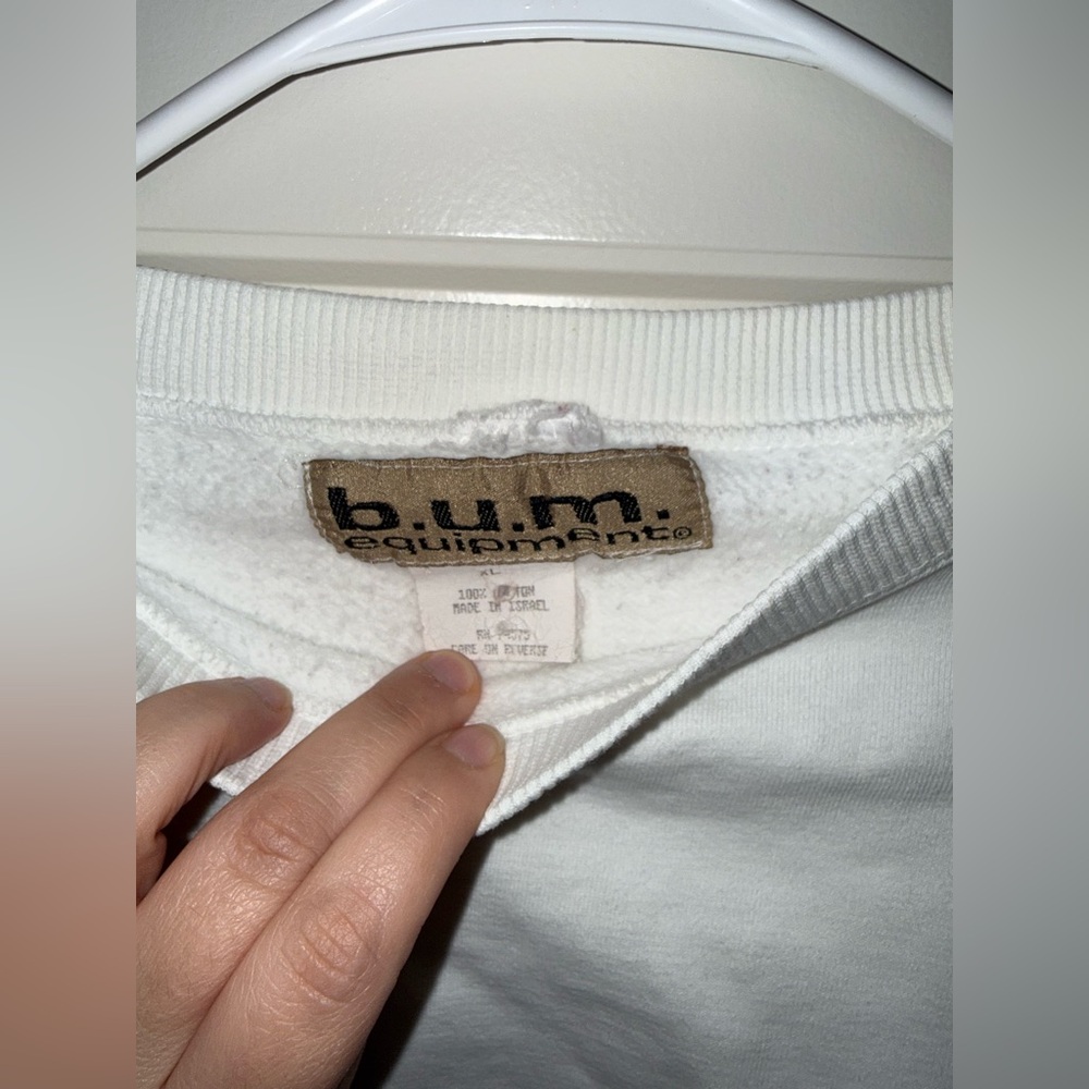 Vintage embroidered Bum Equipment Sweatshirt - Picture 2 of 6